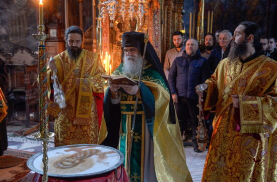 The feast of Saint Sava celebrated at the Holy Monastery of Hilandar