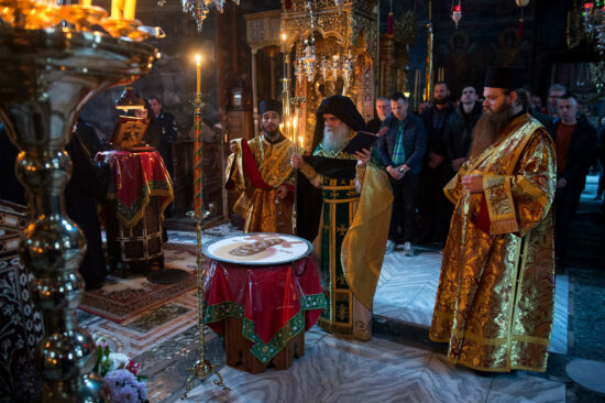 The feast of Saint Sava was celebrated in Hilandar