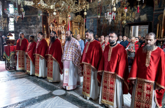 The feast of Vidovdan at the Hilandar Monastery